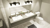 The Original Floating Bathroom Vanity Kit™ with Orange Waterproof Board & Original Vanity Bracket®