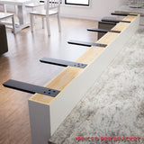 The Original™ Knee Wall Countertop Support Bracket in Industrial, Aluminum or American Made Steel