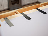 The Original™ L Bracket Countertop Support in Industrial, Aluminum or American Made Steel