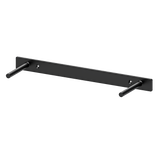 A double round free floating shelf brackets floating on a white background.