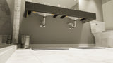 The Original Floating Bathroom Vanity Kit™ with GoBoard® & Original Vanity Bracket®