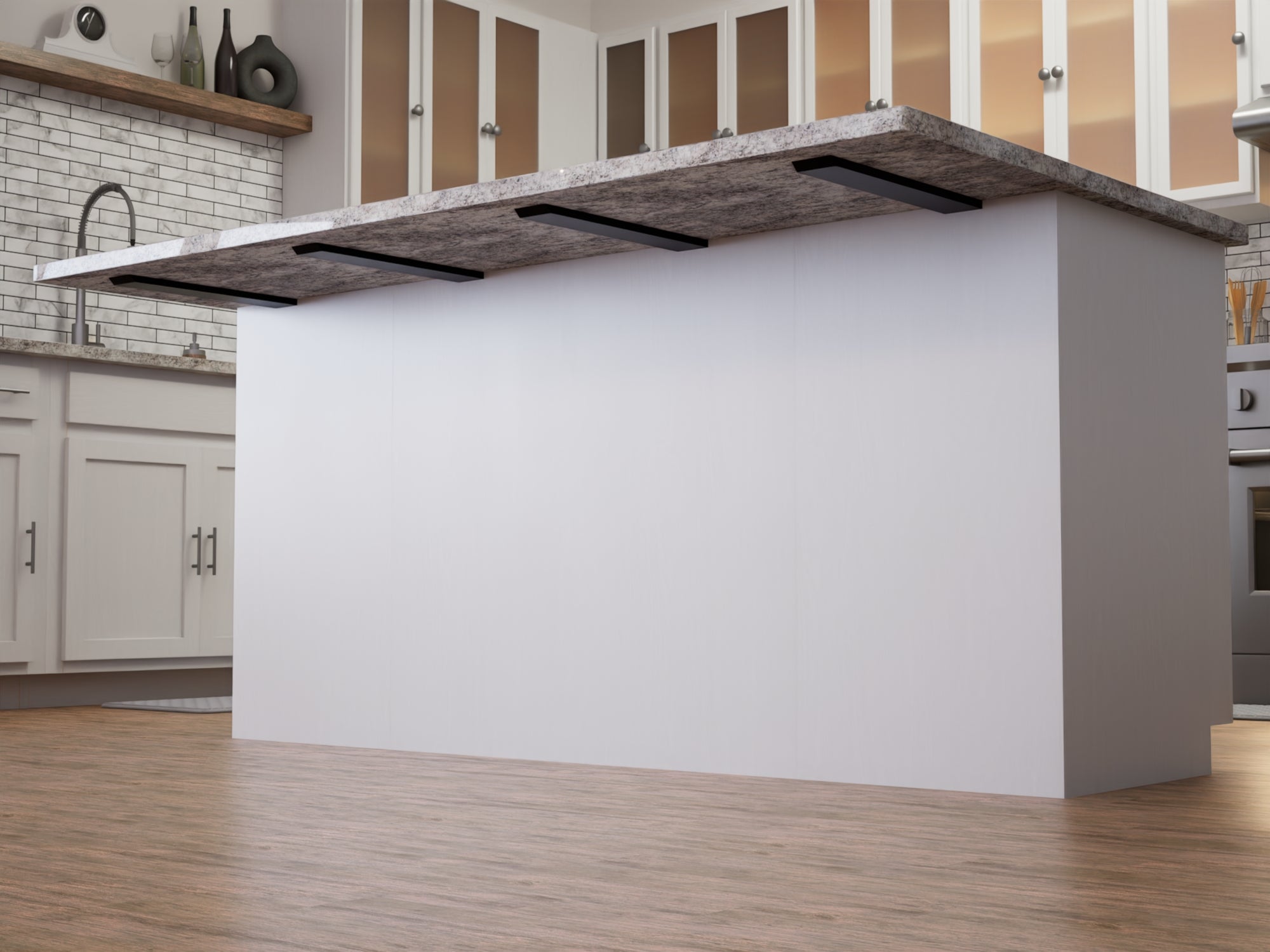 How To Install Granite Countertop Support Brackets