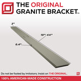 The Original™ Carbon Fiber Flat Wall Countertop Support Bracket with CarbonBar™