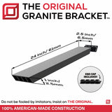 The Original™ Double Sided Island Support Bracket in Industrial, Aluminum or American Made Steel