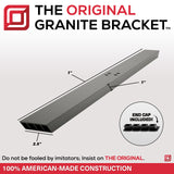 The Original™ Flat Wall Countertop Support Bracket in Industrial, Aluminum or American Made Steel