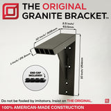 The Original™ Large Shelf Bracket in Industrial, Aluminum or American Made Steel