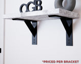The Original™ Large Shelf Bracket in Industrial, Aluminum or American Made Steel