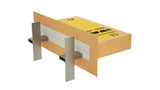 The Original Floating Shower Bench Kit­™ with Orange XPS Waterproof Board & Original Shower Bench Bracket®