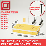 The Original Floating Bathroom Vanity Kit™ with Orange XPS Board & Original Vanity Bracket®
