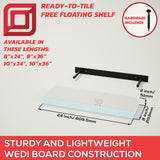 The Original™ Ready-to-Tile Free Floating Shelf