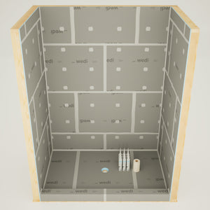 wedi® Shower Kits - Center Drain