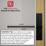 Industrial Free Hanging Shelf Bracket®