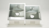 Stainless Steel Square Sink 60/40 (Double Bowl)